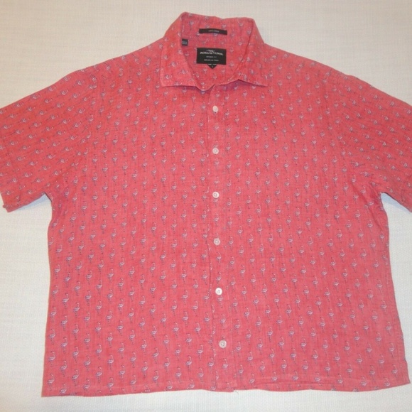 RODD & GUNN Hans Bay Regular Fit Flamingo Print 09/24 - Picture 7 of 9